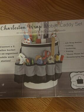 New Gray Mobile Caddy Set - Home Party Supplies